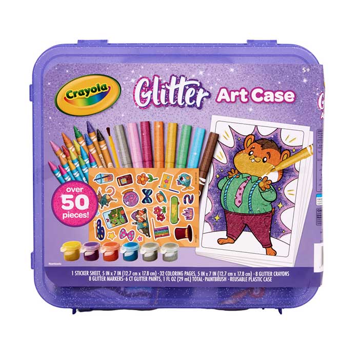 Glitter Art Case front view.