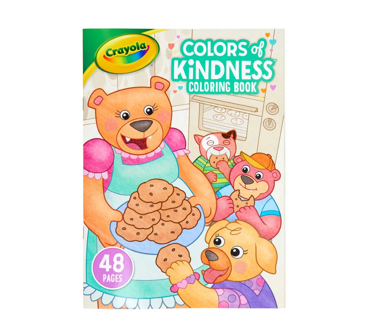 Colors of Kindness Coloring Book front view.