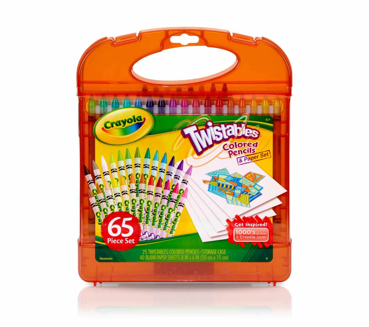 Twistables Colored Pencils and Paper Set front view.