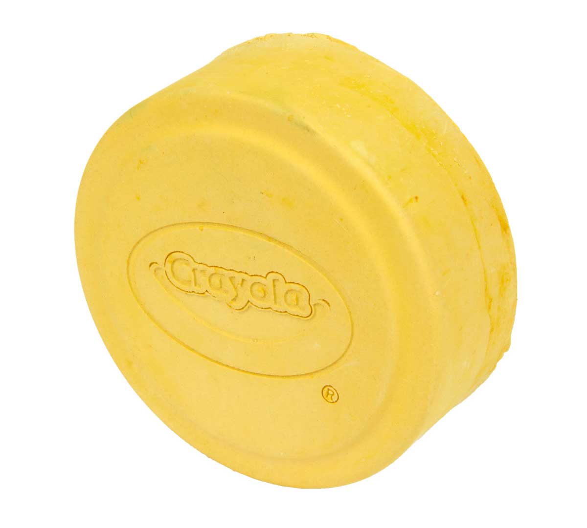 Outdoor Super Chalk  30 Count Durable & Washable Sidewalk Chalk Pucks. Yellow puck.
