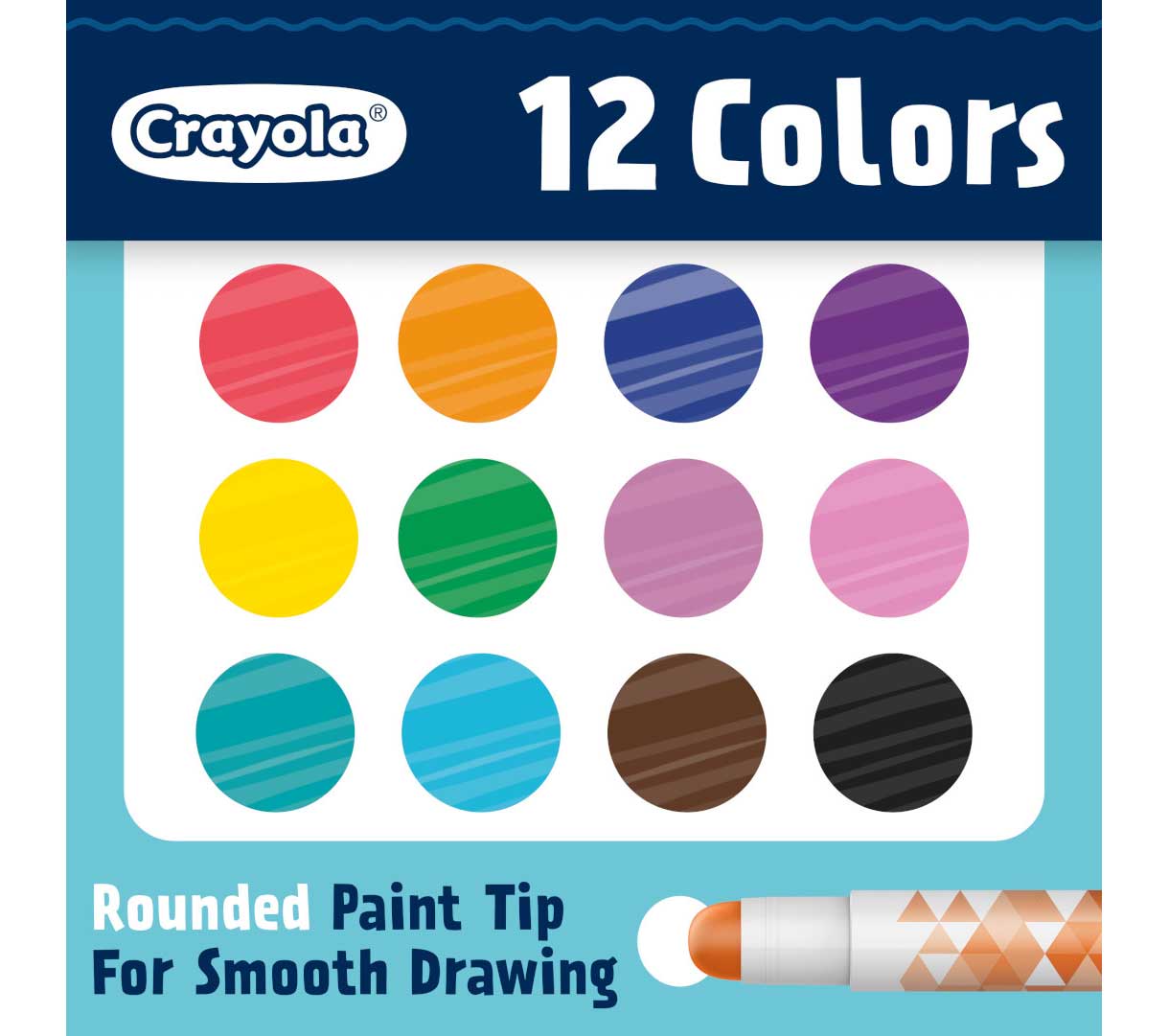Acrylic Paint Sticks  12 count.