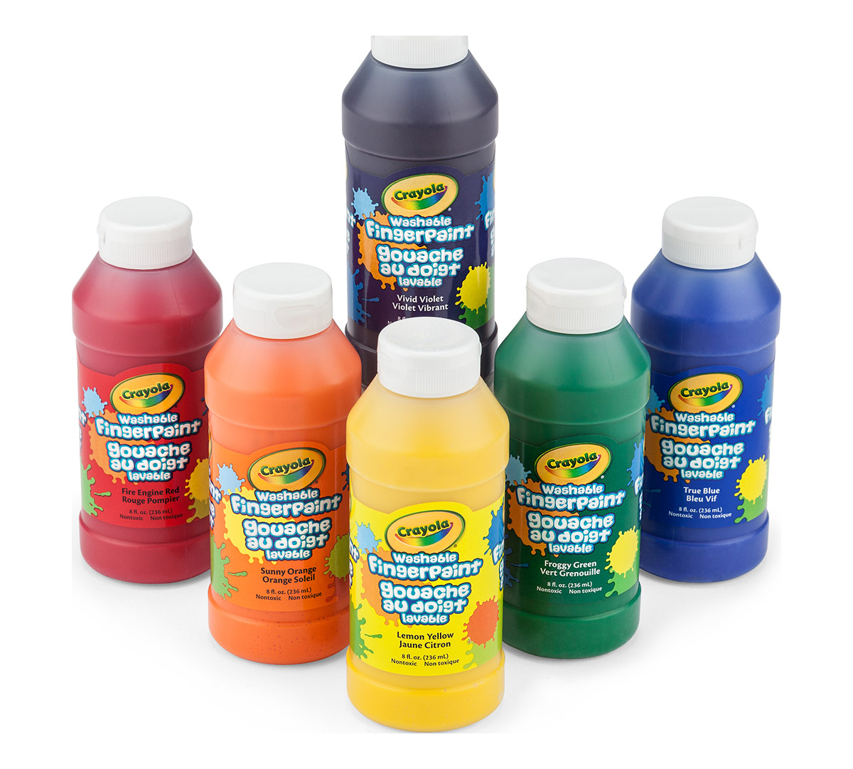 6 Count Washable Fingerpaint
