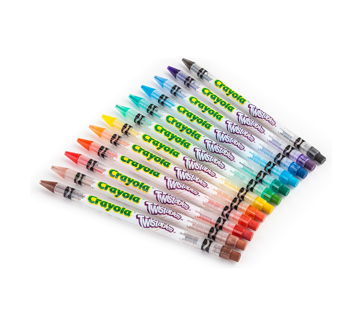 Erasable Twistables Colored Pencils  12 Count