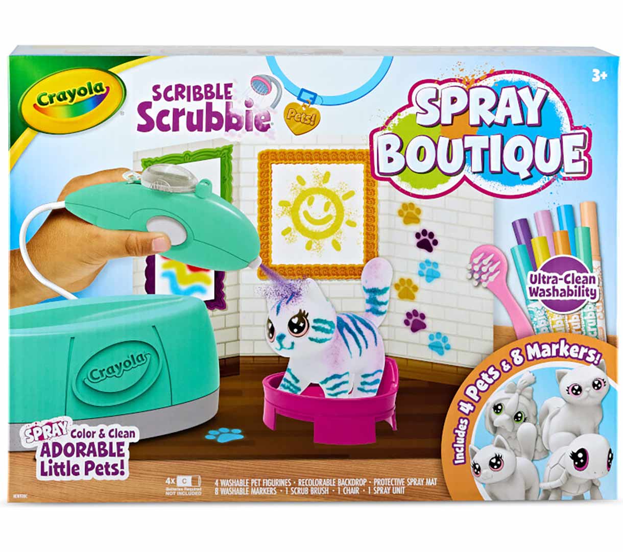 Scribble Scrubbie Pet Spray Boutique front view.
