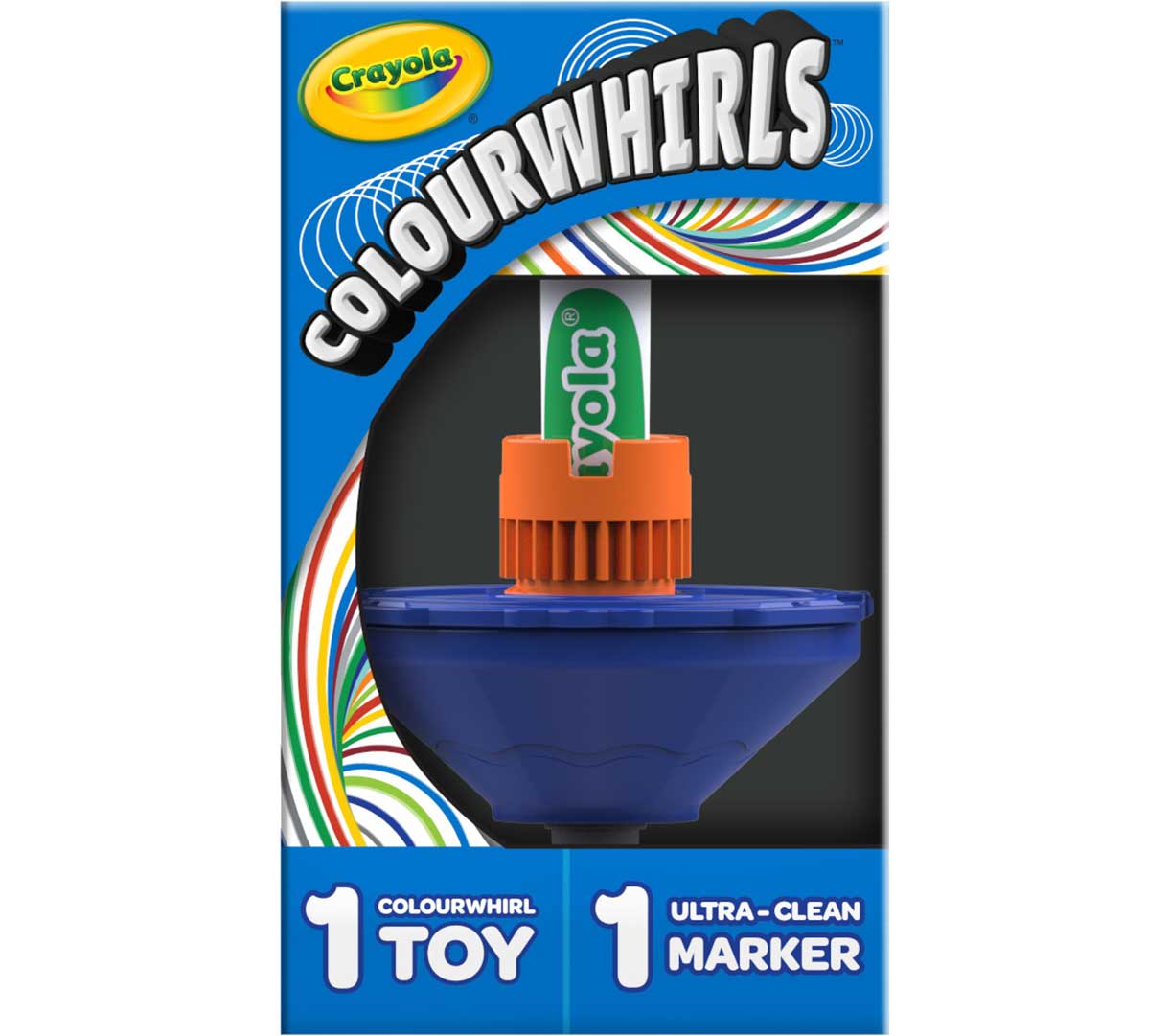 crayola colourwhirls 1 count  front view.