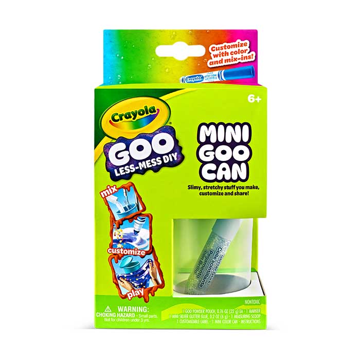 74-7689-R-204 Crayola Goo Mini Can front view.