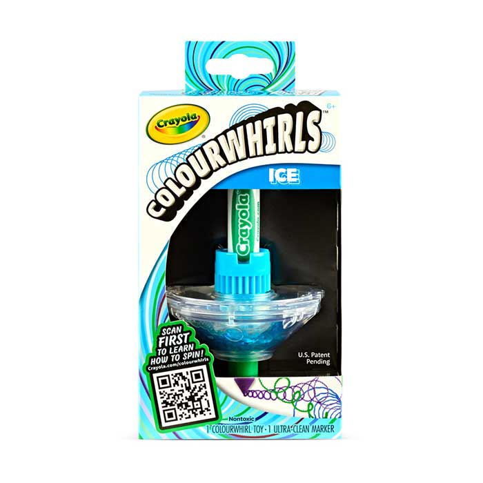 1ct Colourwhirls Ice front view.