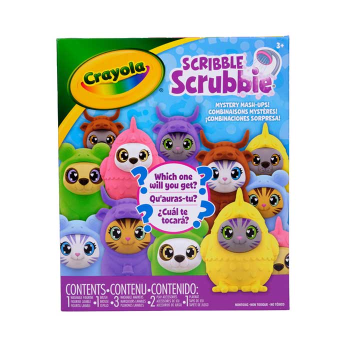 Scribble Scrubbie Mash-Ups! front view.