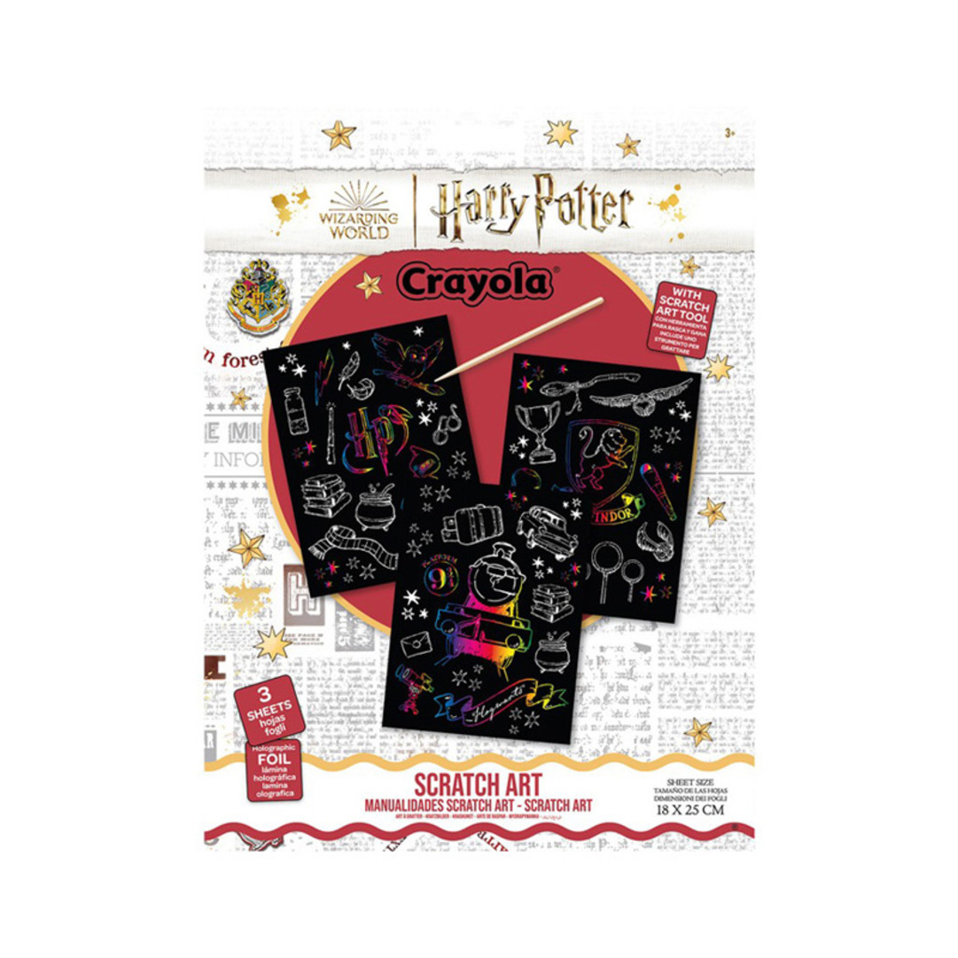 Harry Potter - Scratch Art Set vista frontale