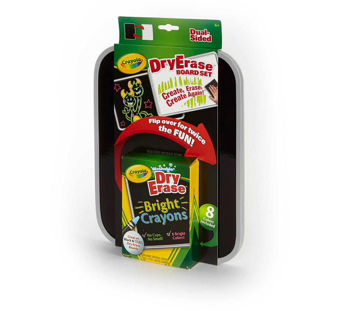Dual Sided Dry Erase board left angle