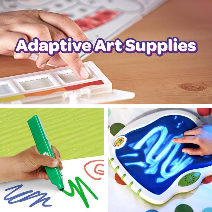Adaptive Art supply toys