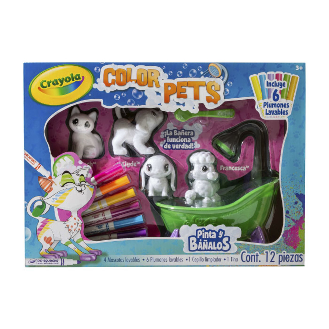 Color Pets Diversin en la baera Front view