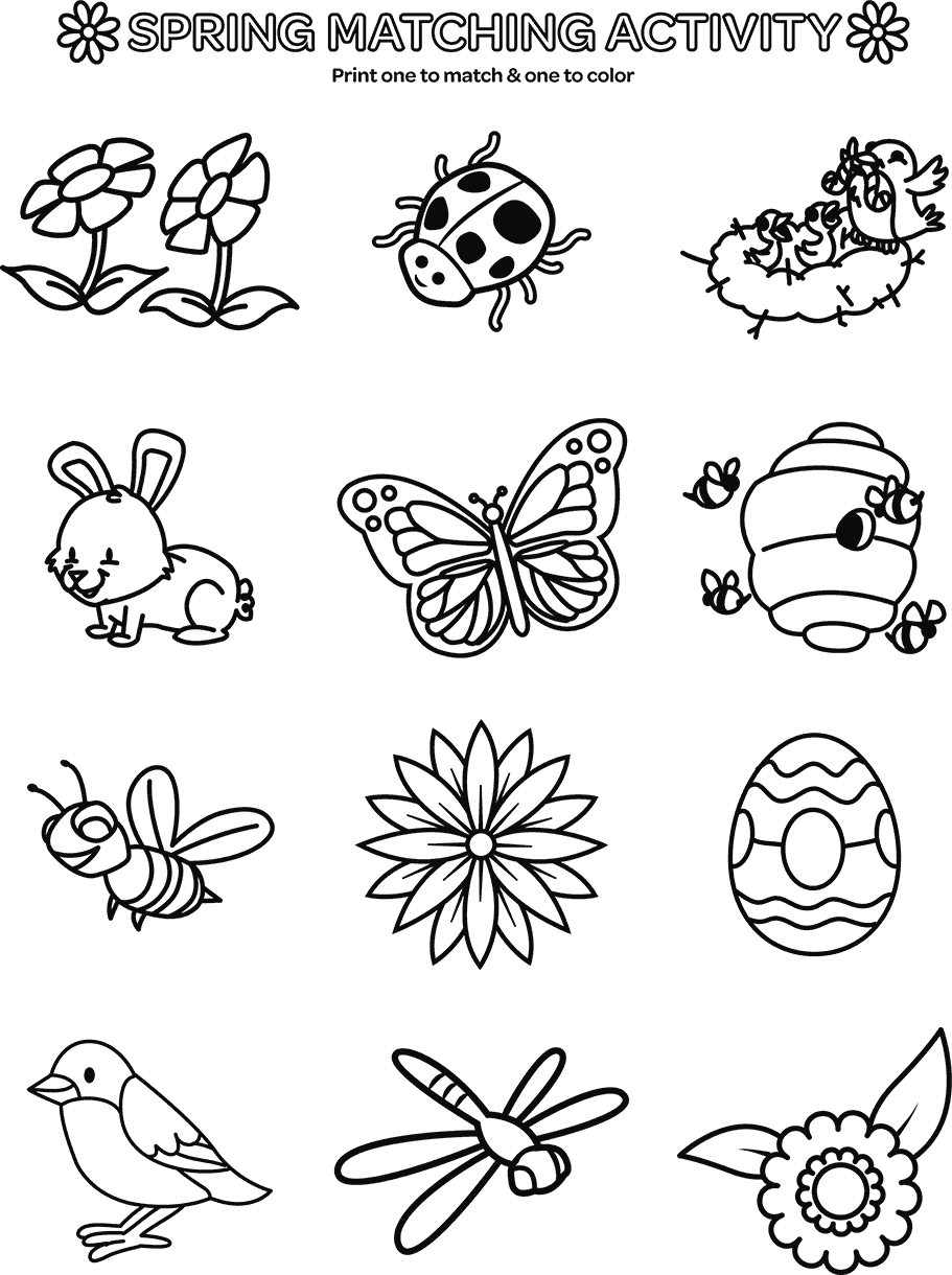 Print one to match and one to color.